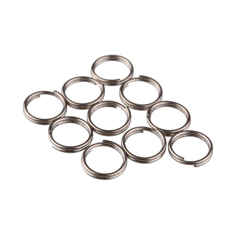 TI-EDC 10pcs Titanium Small Split Rings (10mm)